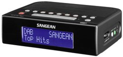 Radiobudzik Sangean DCR-89+ DAB+, UKW funkcja ładowania akumulatora, funkcja budzika czarny