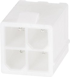 Listwa kołkowa, męska, standardowa TE Connectivity VAL-U-LOK 1586037-4, wire-to-board, piny: 4, 5 A, 1 szt.