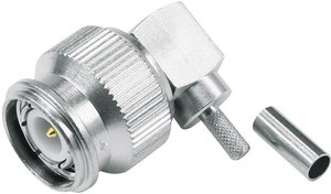 Złącze TNC Telegärtner J01010B0012 J01010B0012 złącze męskie kątowe 50 Ω 1 szt.