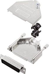 Zestaw listew męskich D-Sub encitech DTZK25-HDP44-K 6355-0012-03, rzędy: 3, styki: 44, 180 °, 1 zest.