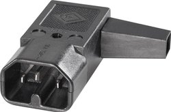 Złącze męskie IEC K & B 42R 42R042211, styki: 2 + PE, 250 V, 10 A, 1 szt.