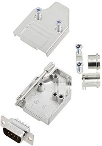Zestaw listew męskich D-Sub TRU COMPONENTS TCMHDM3509DBPK 7708736, rzędy: 2, styki: 9, 35 °, 1 szt.