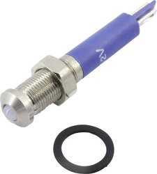 Lampka sygnalizacyjna LED TRU COMPONENTS TC-92106c8 1605954, 350 mcd, 24 V DC/AC, 6 mm