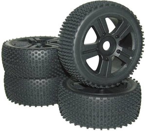 Koła kompletne Buggy Reely, opony Competition, skala 1:8, zestaw - 4 sztuki