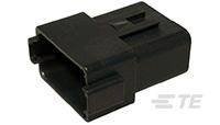 Obudowa złącza pin męskiego na kabel TE Connectivity DT04-12PB, wire-to-wire, piny: 12, 1 szt.