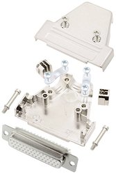 Zestaw listew żeńskich D-Sub encitech TRI-M-25-HDS44-W-K 6355-8058-13, rzędy: 3, styki: 44, 180 °, 1 szt.