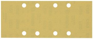 Papier ścierny EXPERT C470 z 8 otworami do szlifierki oscylacyjnej, 93 x 230 mm, G 320, 10 sztuk. Papier ścierny do szlifierki Bosch Accessories EXPERT C470 2608900872 230 mm 10 szt.