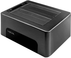 Stacja dokująca do dysków twardych LogiLink QP0029 USB 3.0 SATA 6 Gb/s 2 Porty z funkcją klonowania