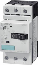 Wyłącznik zasilania Siemens 3RV1011-0GA10 1 szt. 3 NO Zakres ustawienia (Prąd): 0.45 - 0.63 A Maksymalne napięcie przełączające: 690 V/AC (S x W x G) 45 x 90 x 81 mm