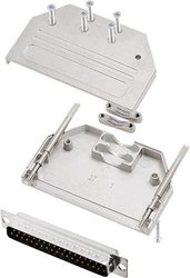 Zestaw listew męskich D-Sub encitech DTZI37-DBP-K 6355-0077-04, rzędy: 2, styki: 37, 180 °, 1 zest.