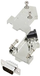 Zestaw listew męskich D-Sub TRU COMPONENTS TCD45NT09MDMPK 7709864, rzędy: 2, styki: 9, 45 °, 1 szt.