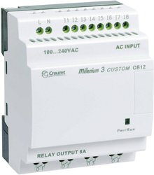 Crouzet Millenium 3 Essential — układy sterowania nierozszerzalne Logic Controller Crouzet Millenium 3 CB12 R 88970021, 24 V/DC