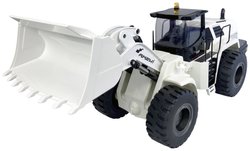 Ładowarka kołowa G485E AE w skali 1:14, częściowo metalowa RTR Pojazd budowlany Amewi 22535 G485E weiß 1:14 Elektryczny RtR