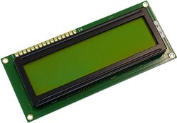 Wyświetlacz LCD Display Elektronik DEM16214SYH-LY żółto-zielony 16 x 2 Pixel (S x W x G) 100 x 42 x 10.1 mm