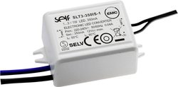 Self Electronics SLT3-350IS-1 Sterownik LED  Stałonaprądowy 3.15 W 350 mA 3.0 - 9.0 V/DC Możlowość stosowania w meblach, nie nadaje się do ściemniania, Zabezpieczenie przed przeciążeniem, Zabezpieczenie przed przepięciem 1 szt.