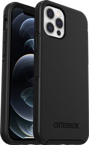 Otterbox Symmetry - ProPack BULK Futerał backcase Apple iPhone 12, iPhone 12 Pro czarny Kompatybilny z MagSafe, Odporny na wstrząsy