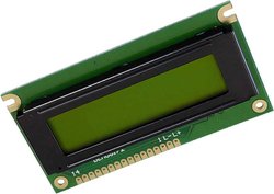 Wyświetlacz LCD Display Elektronik DEM08172SYH-PY  żółto-zielony  (S x W x G) 84 x 44 x 7.6 mm