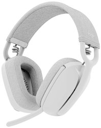 Zestaw słuchawkowy Over Ear Logitech ZONE VIBE 100 981-001219 Stereo biały