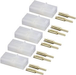 Złącze męskie akumulatora Tamiya Reely RE-6949470 pozłacane 5 zest.