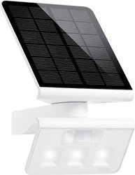 Lampa zewnętrzna solarna z czujnikiem ruchu Steinel 671006, 6x0.2 W, LED wbudowany na stałe, 150 lm, 3000 K, IP44, biały