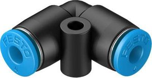 Złączka kątowa FESTO QSL-4-100    Średnica rury: 4 mm   1 szt.