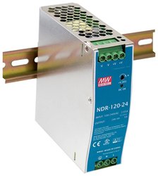 Zasilacz na szynę DIN Mean Well NDR-120-48, 48 V, 2.5 A, 120 W