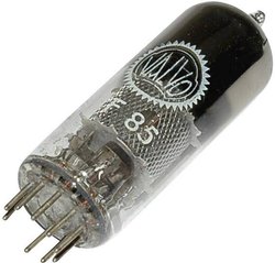 Lampa elektronowa EF EF 85 = 6 BY 7  EF 85 = 6 BY 7 Ilość biegunów 9 Trzonek Noval Opis: Pentoda regulacyjna HF