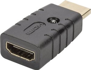 Emulator EDID HDMI Digitus DA-70466, [1x złącze męskie HDMI - 1x złącze żeńskie HDMI]