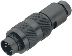 Złącze męskie okrągłe binder 09-0125-25-07, styki:7, 125 V, 5 A, 1 szt.