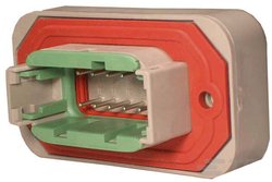 Obudowa złącza pin męskiego na kabel TE Connectivity DTM15-12PC, piny: 12, 1 szt.