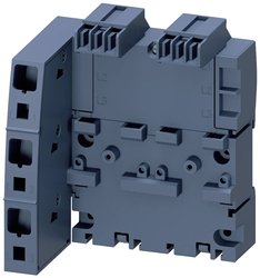 Szyna zbiorcza 3-fazowa z doprowadzeniem z lewej strony dla 2 wyłączników S00 i S0 Magistrala zbiorcza Siemens 3RV2917-1A 1 szt.    (S x W x G) 110 x 129 x 86.5 mm