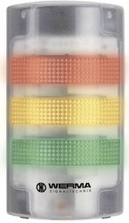 Sygnalizator łączony LED Werma Signaltechnik 691.200.68  230 V/AC 85 dB