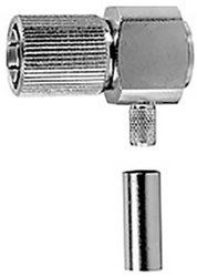 Złącze koncentryczne 1.6, 5.6 Telegärtner J01070G2001 J01070G2001 złącze męskie kątowe 50 Ω 1 szt.