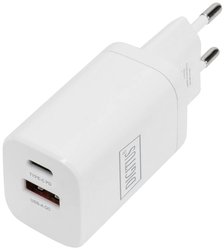 Digitus DA-10062 Ładowarka USB 30 W gniazdo, dom Maksymalne natężenie wyjściowe 3 A Ilość wyjść: 2 x USB-C, USB-A