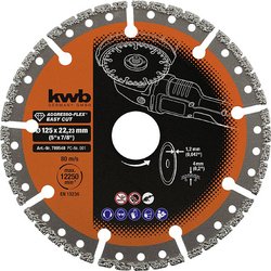 kwb 789540  Tarcza tnąca diamentowa Średnica 125 mm Średnica otworu 22.23 mm  1 szt.