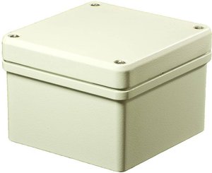 Obudowa uniwersalna Axxatronic EK 121, Wymiary: (D x S x W) 127.5 x 125.5 x 90 mm, aluminium, 1 szt.