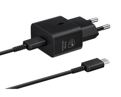 Adapter szybkiego ładowania Samsung z kablem do transmisji danych 25 W (EP-T2510X), czarny Ładowarka do telefonu komórkowego Samsung EP-T2510XBEGEU