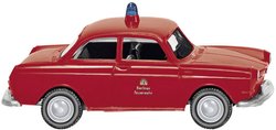Model pojazdu uprzywilejowanego Wiking 086145 H0 Volkswagen 1600 limuzyna straży pożarnej