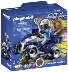 Policyjny Quad prędkości Playmobil 71092 1 szt.