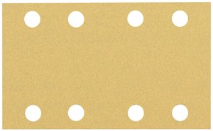 Papier ścierny EXPERT C470 z 8 otworami do szlifierki oscylacyjnej, 80 x 133 mm, G 100, 10 sztuk. Papier ścierny do szlifierki Bosch Accessories EXPERT C470 2608900880 133 mm 10 szt.