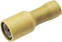 Gniazdo kablowe okrągłe 3917S, bez tulejki izolacyjnej, 4-6 mm2, O 5 mm, żołte