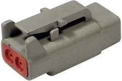 Złącze okrągłe TE Connectivity DTM 06-2 S, Ilość styków: 2, 1 szt.