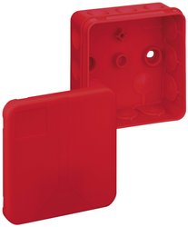 Puszka instalacyjna Spelsberg 2K-12 SB-L, IP55, (D x S x W) 85 x 85 x 37 mm, czerwony, 1 szt.