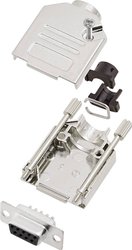 Zestaw listew żeńskich D-Sub encitech DTCK09-DBS-K 6355-0061-11, rzędy: 2, styki: 9, 180 °, 1 zest.