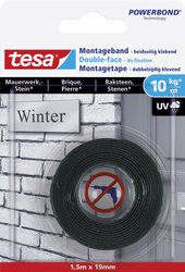 Taśma montażowa tesa tesa® Powerbond 77748-00000-00 BRICK & STONE (D x S) 1.5 m x 19 mm 1.5 m 1 szt.