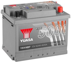 Akumulator samochodowy Yuasa SMF YBX5027 YBX5027, 1 szt.