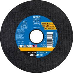 Tarcza tnąca prosta PFERD PSF STEELOX 61721110 125 mm 1 szt.