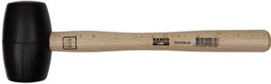 Młotek gumowy z drewnianym uchwytem, 600G, 360mm, 75X125 Młotek gumowy Bahco  3625RM-75   360 mm  1 szt.
