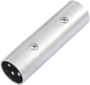 Przejściówka, adapter Omnitronic 30226570 [1x złącze męskie XLR 3 pin - 1x złącze męskie XLR 3 pin]