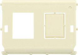 DIGITUS Profesjonalna wkładka do gniazda danych DN-93844-OD, na 2 moduły keystone RJ45 Gniazdo sieciowe Digitus DN-93844-OD-1 DN-93844-OD-1, 2 Porty, do wbudowania